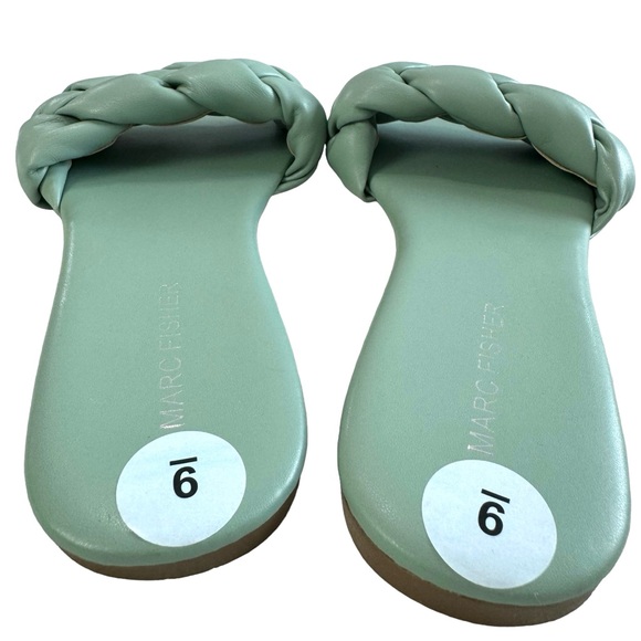 Marc Fisher Folier Padded Woven Flat Slides Size 9M - Picture 9 of 16